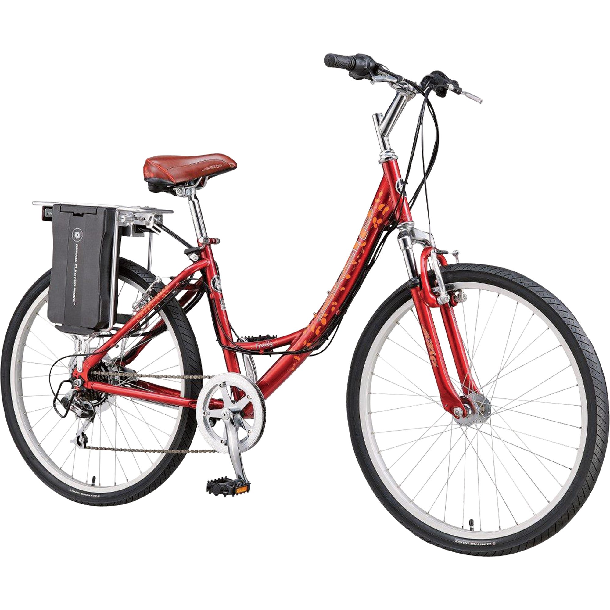 Currie Technologies eZip Trailz Women's Electric Bike — Red, Model# EZ-TRZ-RD2-W